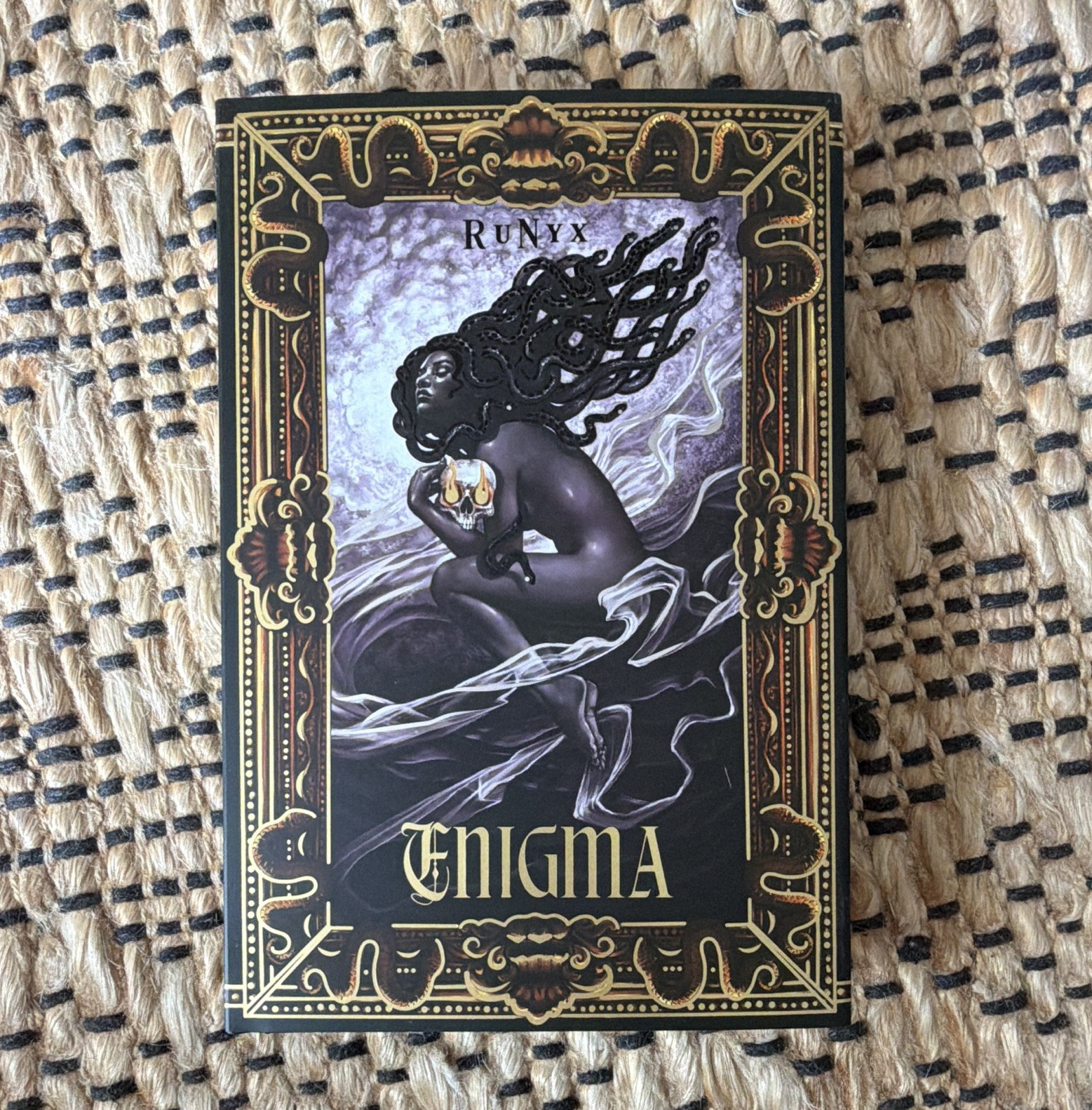 Runyx Enigma Signed Bookish Box Exclusive Luxe Edition Hardcover YA Romance