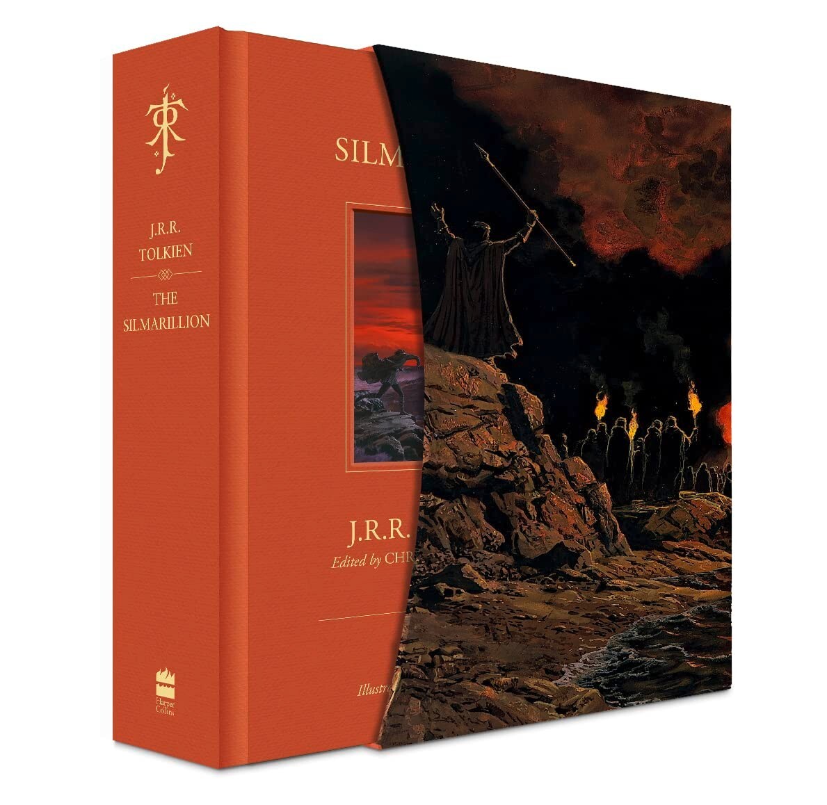FAST SHIP-The Silmarillion Illustrated Deluxe Edition By J R R Tolkien Hardcover