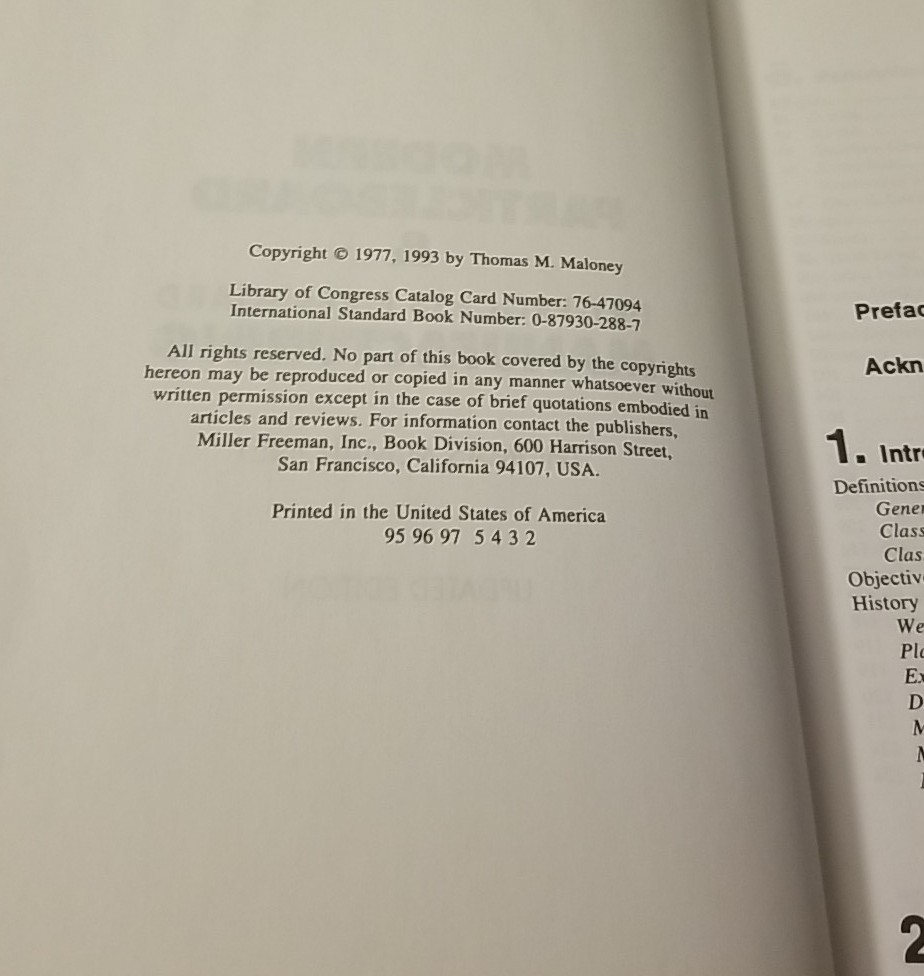 Modern Particleboard & Dry-Process Fiberboard Manufacturing – Maloney Hardcover