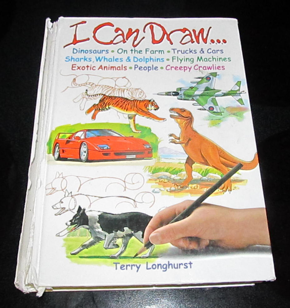 Terry Longhurst “I Can Draw..” Youth Young Adult Book Art Artwork Animals People