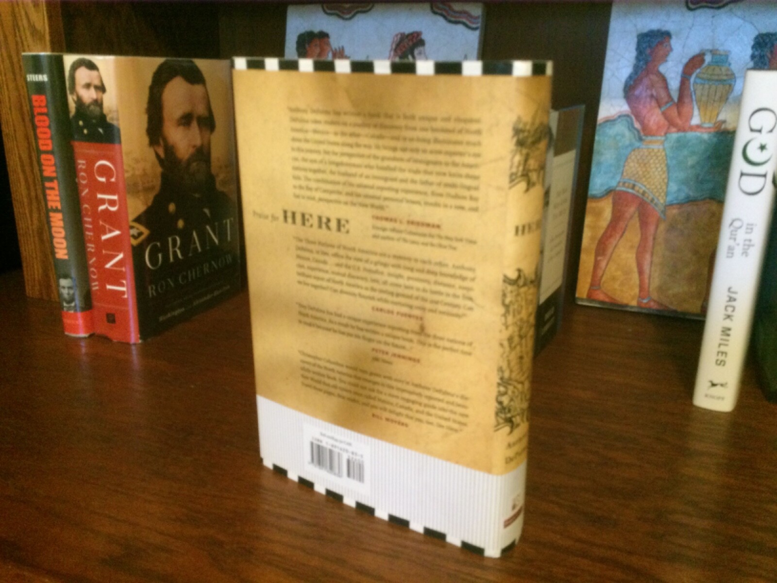Here. Anthony DePalma. 1st HC Ptg. Public Affairs 2001. Fine Unread