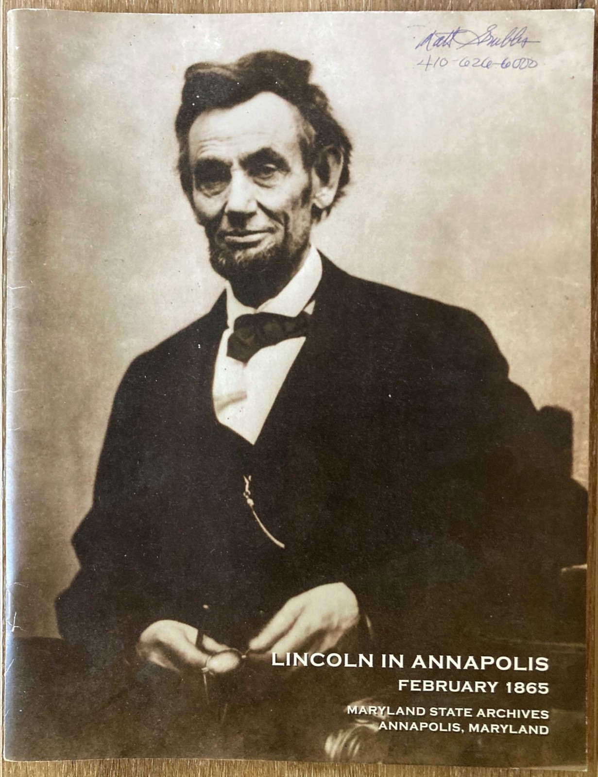 Lincoln in Annapolis February 1865 Rockford E. Toews 2009 Booklet 46 Pages