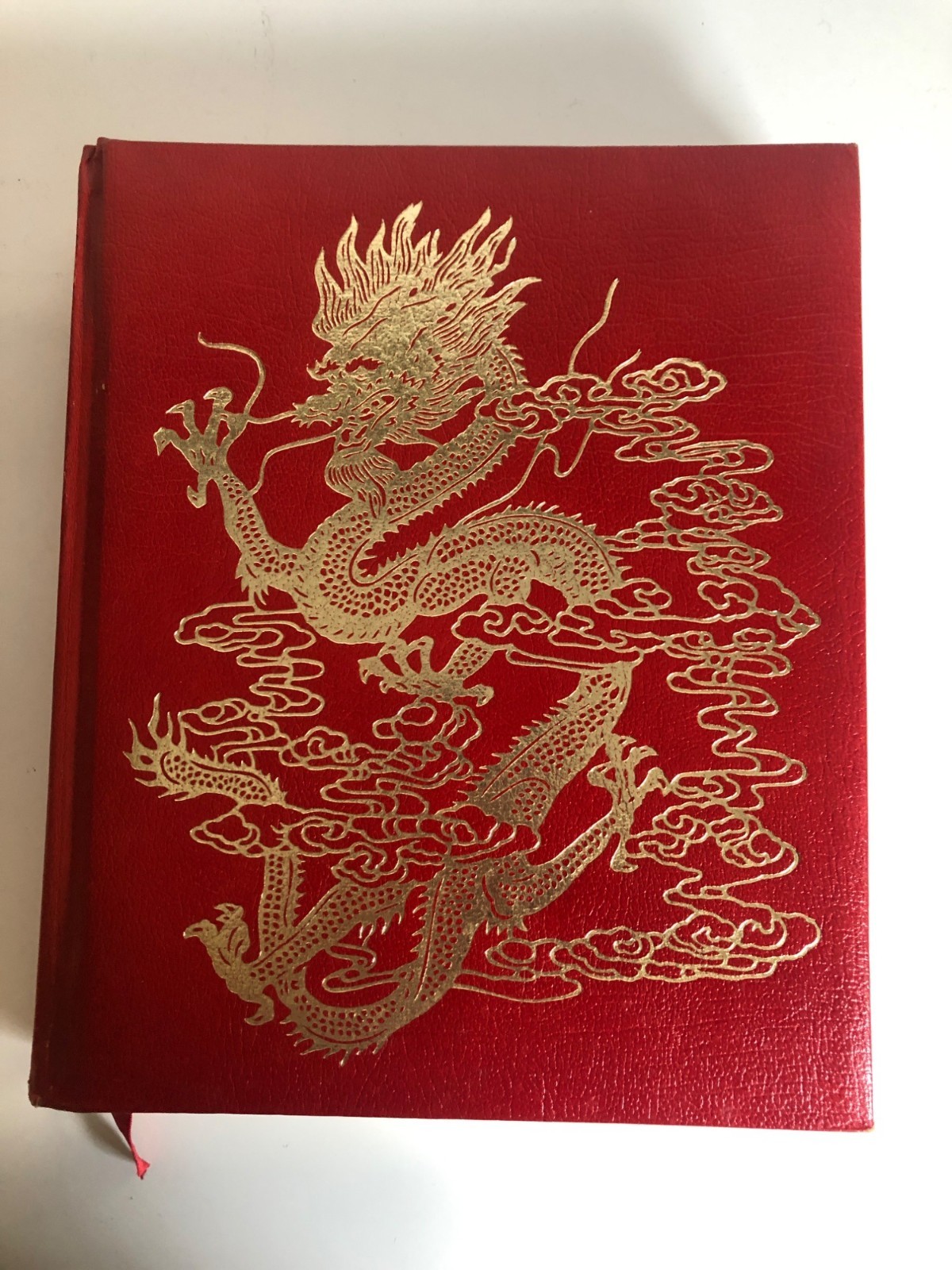 National Geographic Soc Journey into China Hardcover Book Embossed Gold Dragon