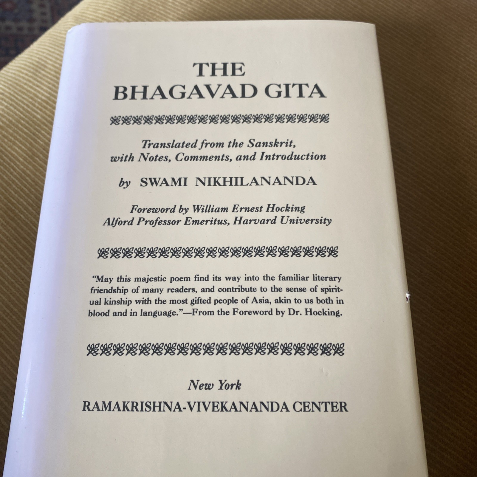 The Bhagavad-Gita