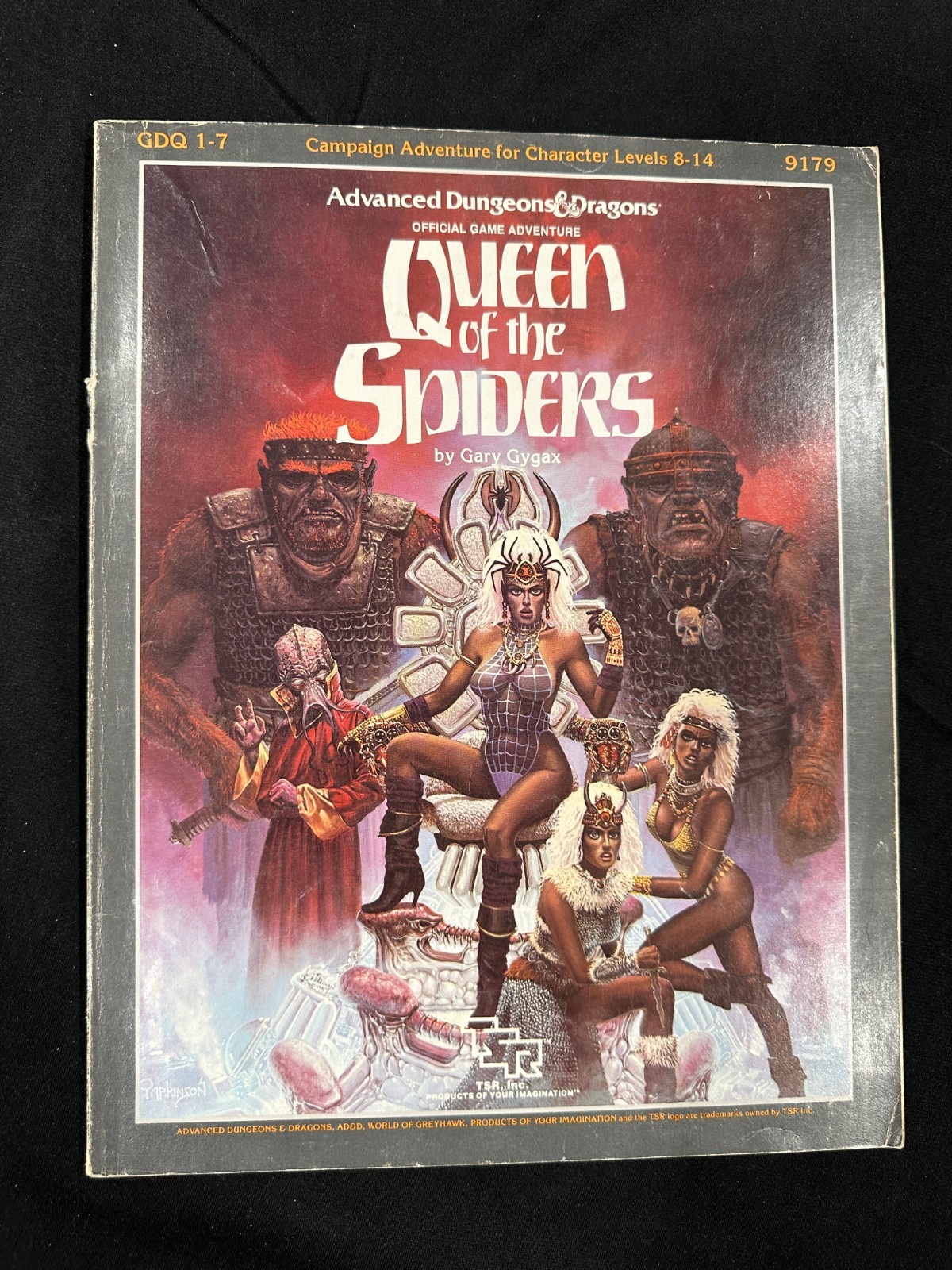 Advanced Dungeons & Dragons AD&D Queen Of The Spiders 9179 TSR 1986 NO MAP BOOK