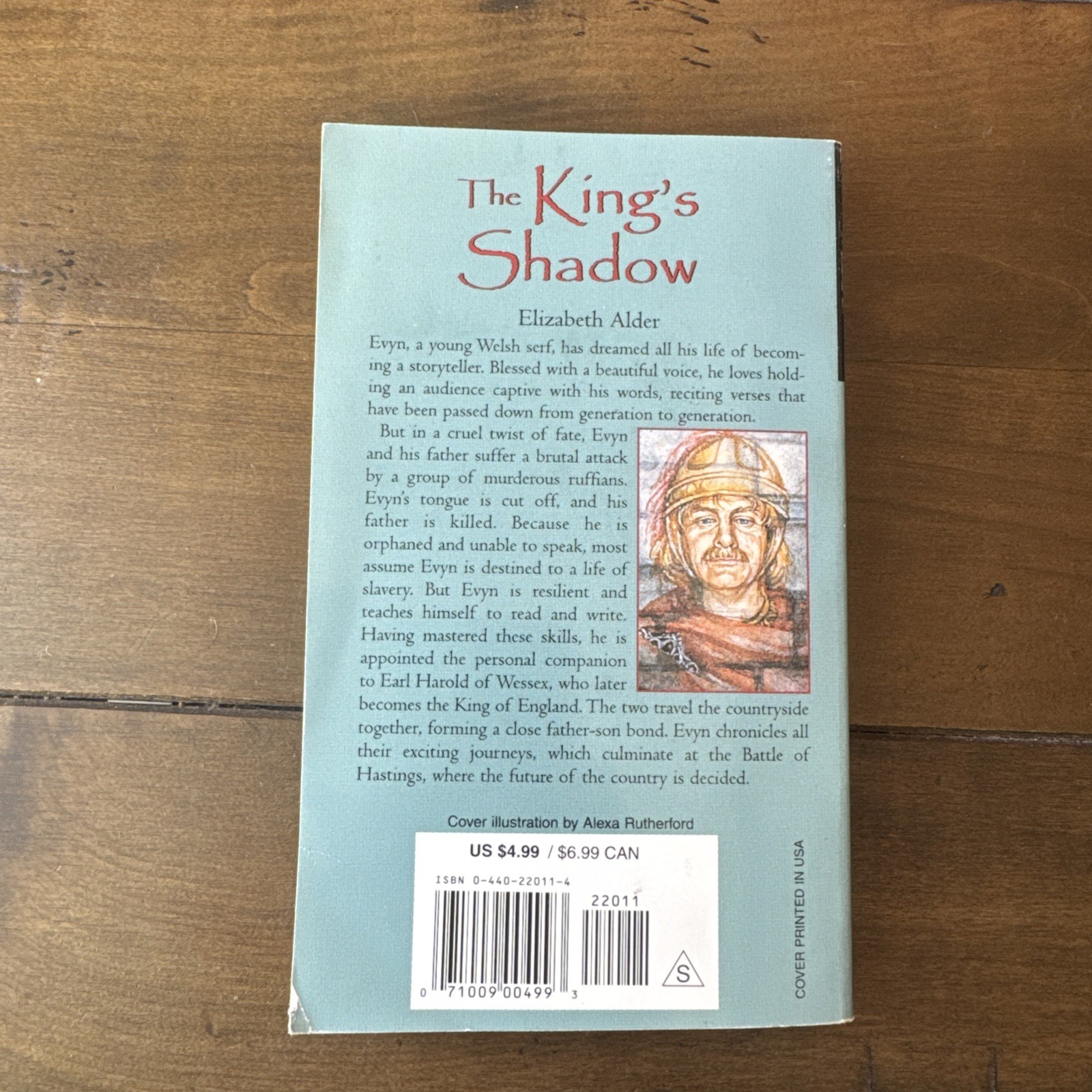 The King’s Shadow – by Elizabeth Alder – mass market paperback – Like New