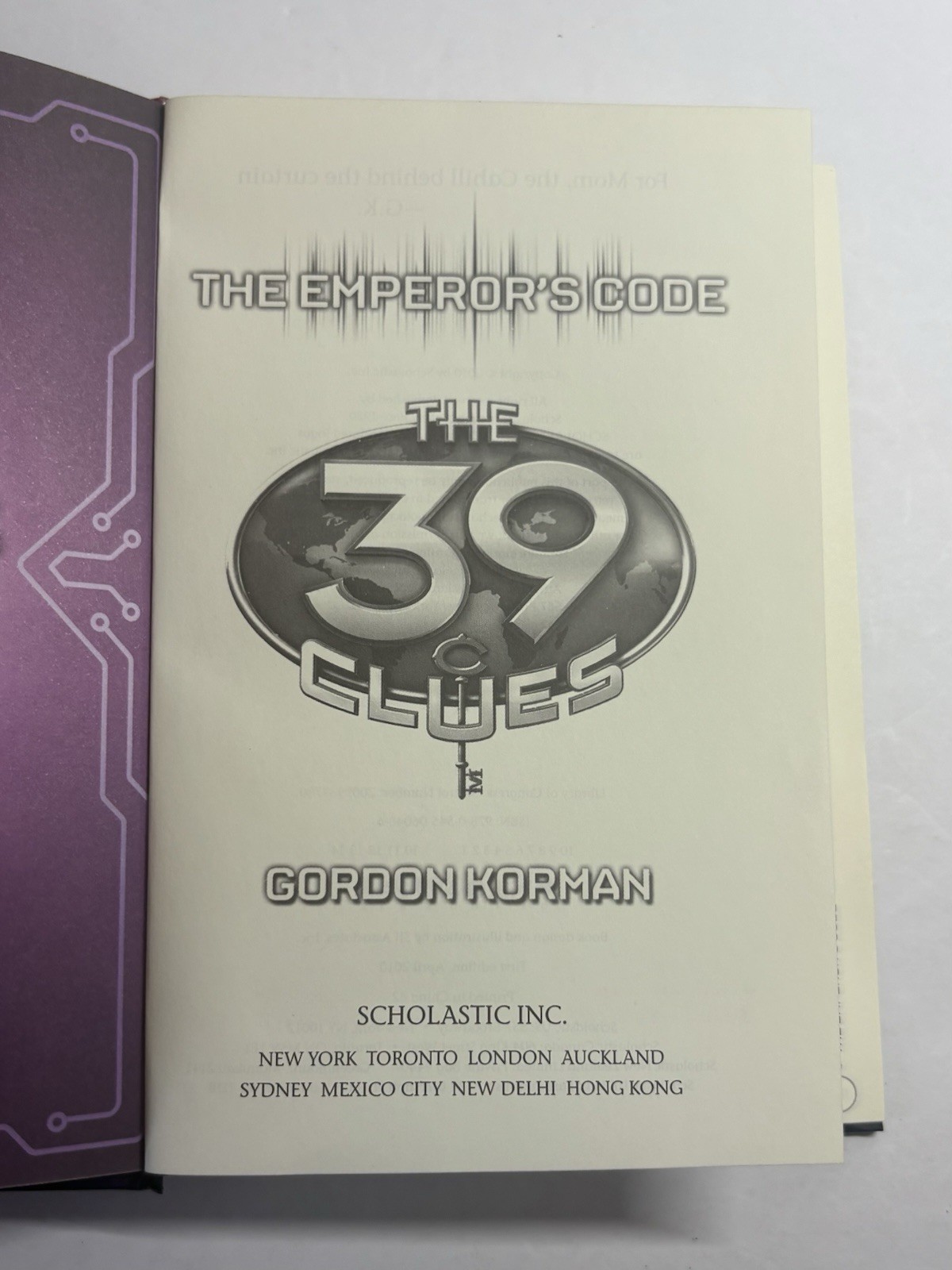 39 Clues Books 1, 2, 3, 8 and 10
