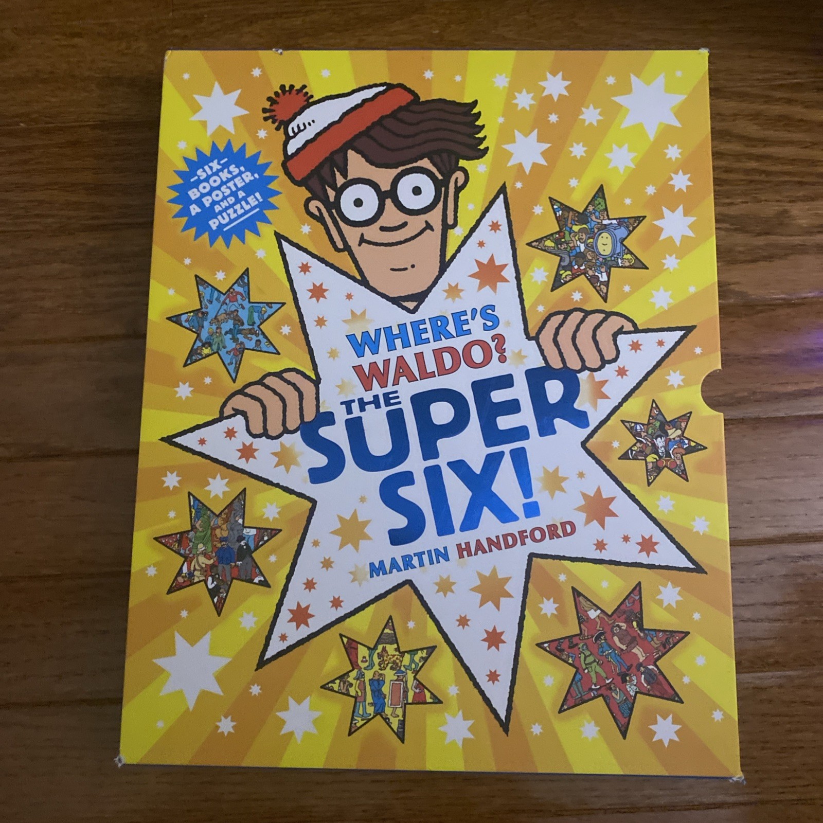Where’s Waldo Super Six Set 6 Books and Poster No Puzzle Picture Hunt