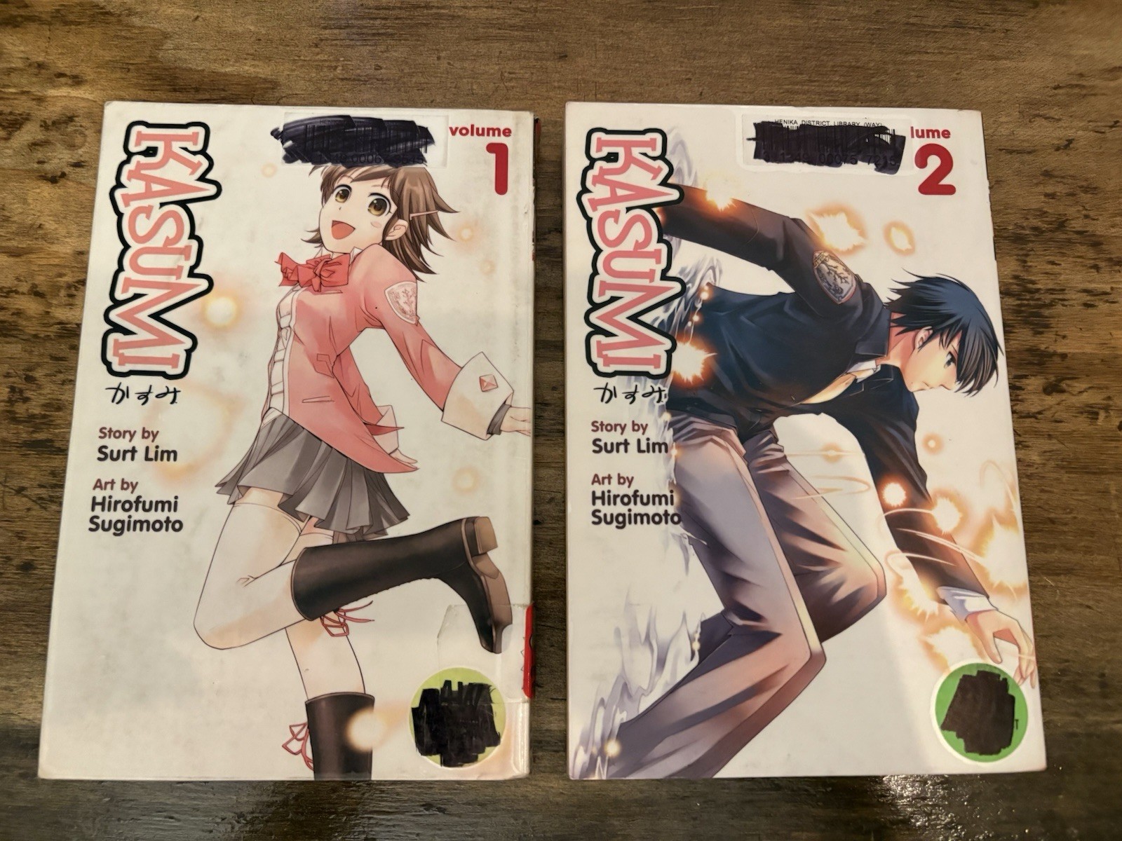 Kasumi Manga Volume 1 & 2 by Surt Lim Hirofumi Sugimoto
