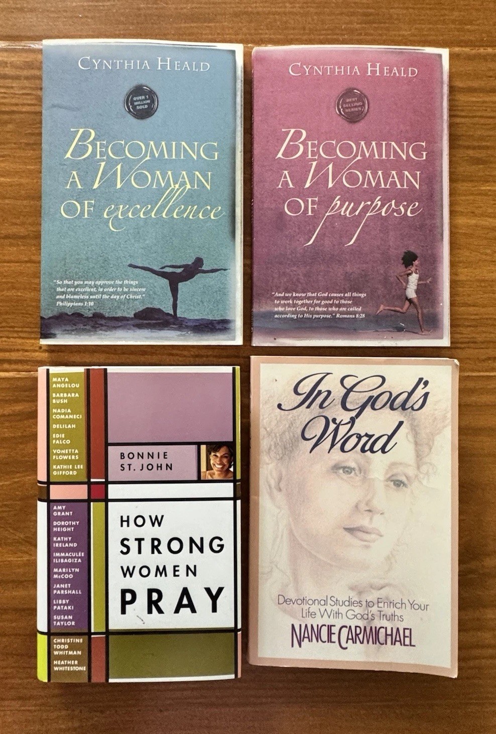 Christian Women’s Bible Study Lot 4 Books Prayer Devotional Cynthia Heald