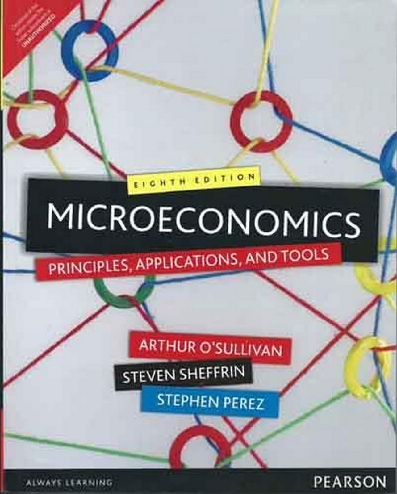 Microeconomics:Principles,Applications &tool by Sullivan 8ed 9789332536647