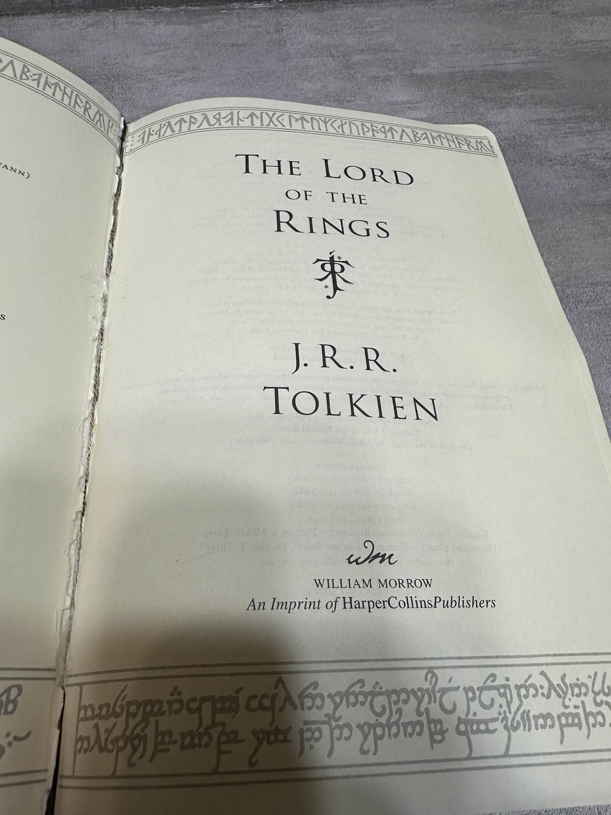The Lord Of The Rings JRR Tolkien 50th Anniversary Deluxe Edition Faux Leather