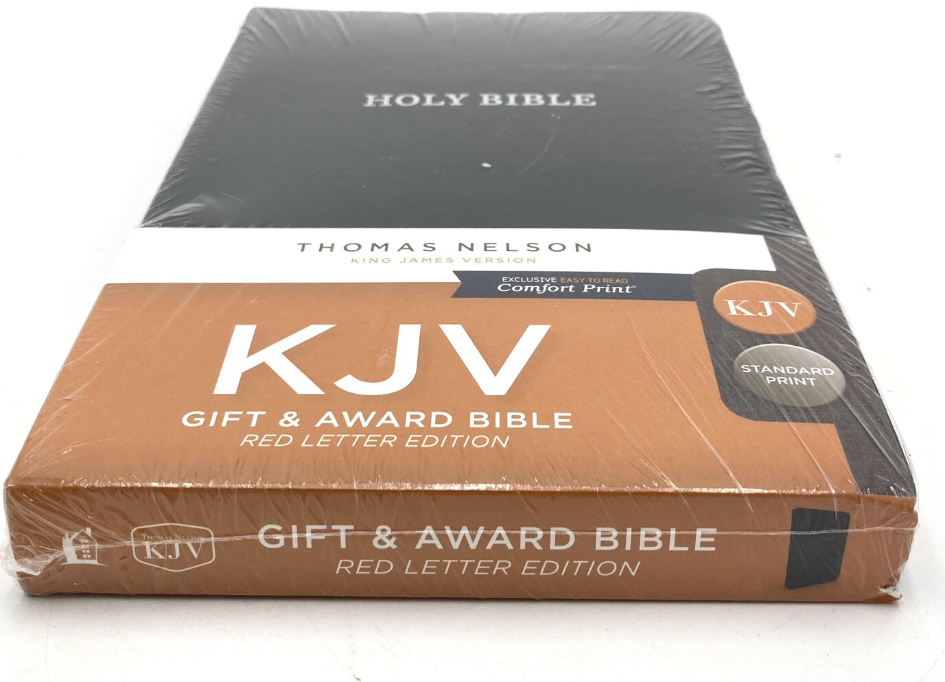 KJV, Gift and Award Bible, Imitation Leather, Black Leatherette New Sealed