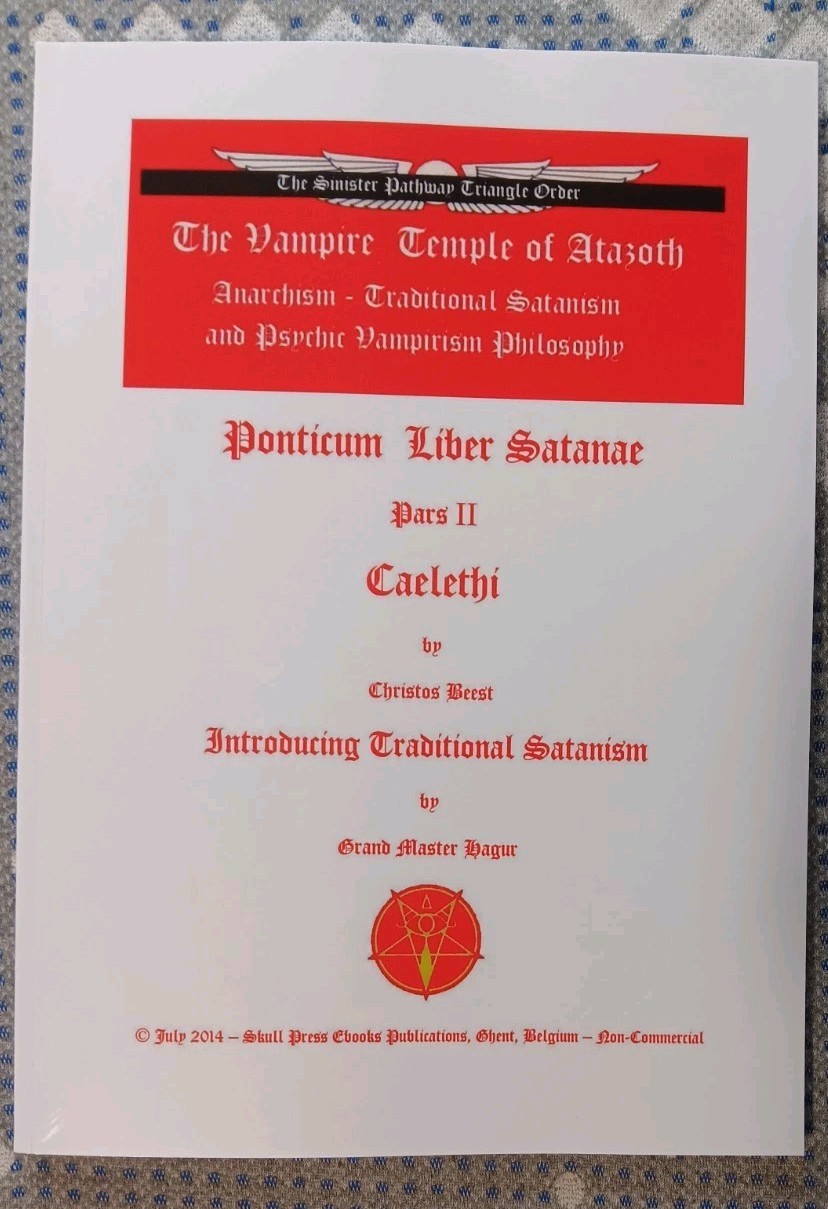 Hagur – liber satanae – Christos beest order of nine angles Satanism ONA/O9a