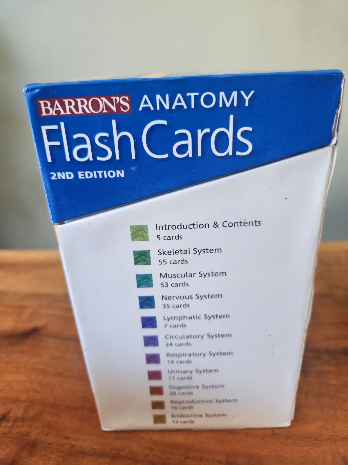 Barron’s Anatomy Flash Cards by Kurt Albertine (2008, Cards,Flash Cards)