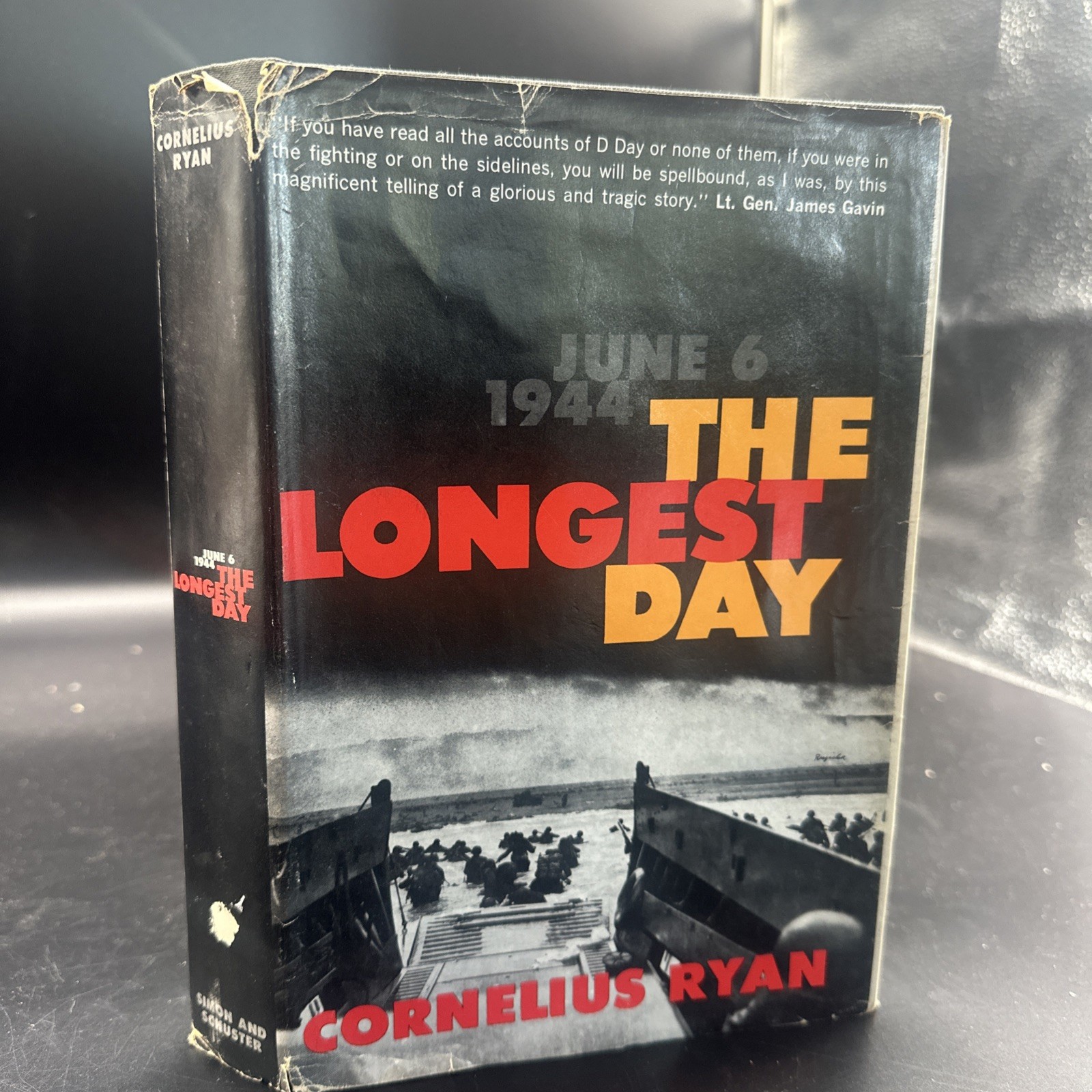 “The Longest Day”, Cornelius Ryan 1959 Simon & Shuster HCDJ First Edition