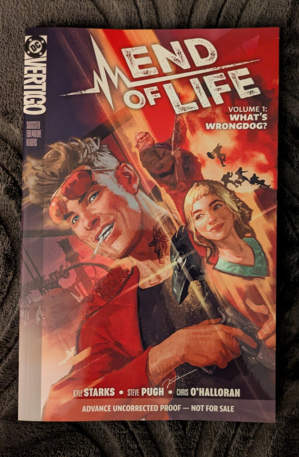 DC VERTIGO LOT OF 3 End Of Life Bleeding Hearts Brutal Dark ADVANCE READER TPB
