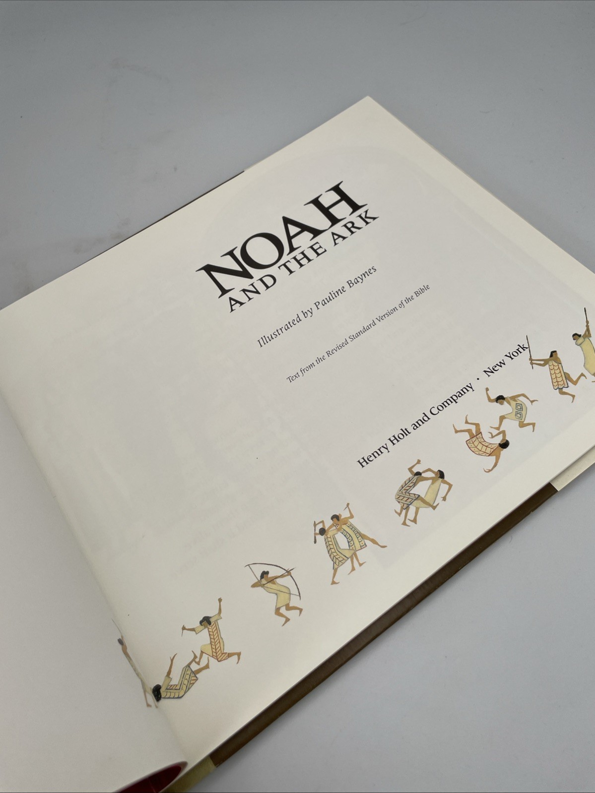 Pauline Baynes, Noah and the Ark 1989 HCDJ Color Illustrations. 1st US Edition.