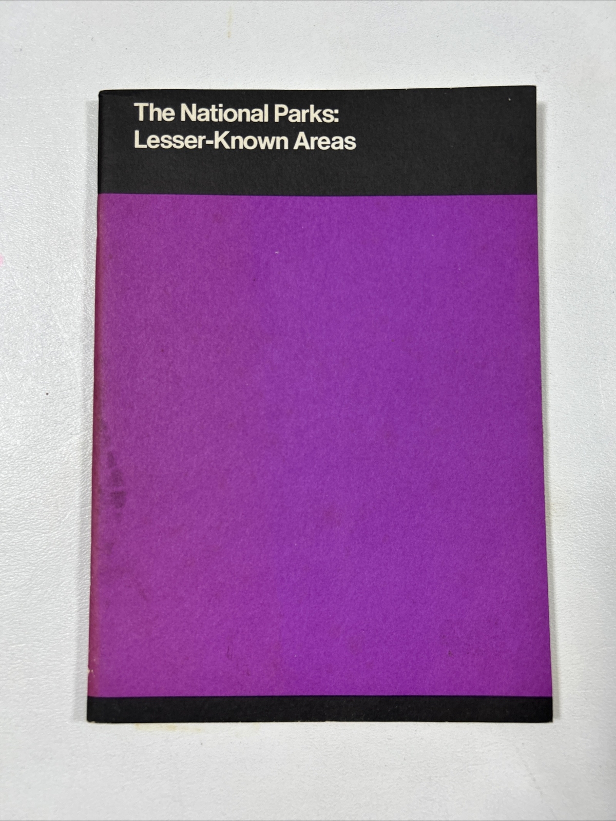 National Parks : Lesser Known Areas – Office Of Public Affairs (Pamphlet, 1985)