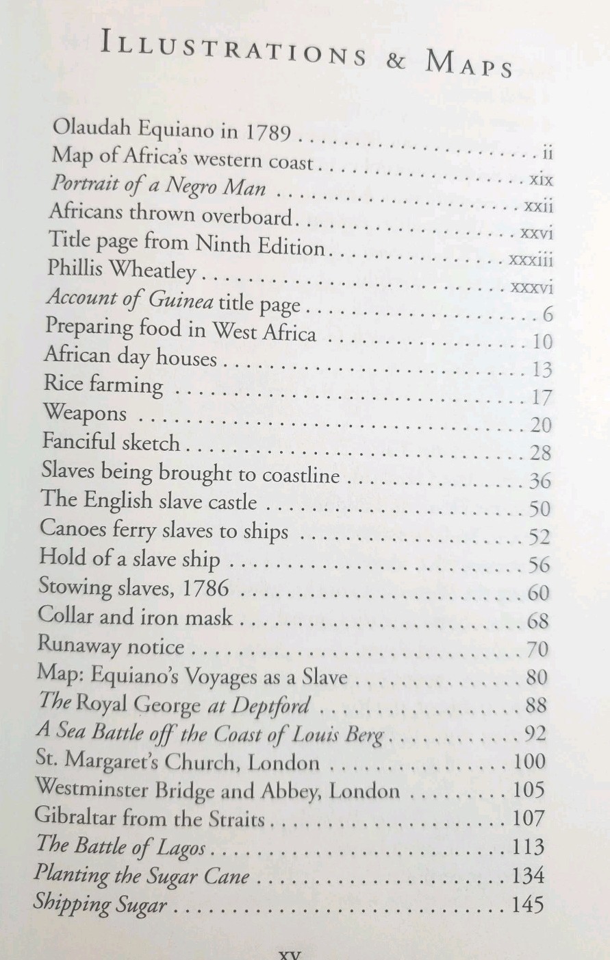 The Life of Olaudah Equiano, Written by Himself HC Illustrated Color Maps VG