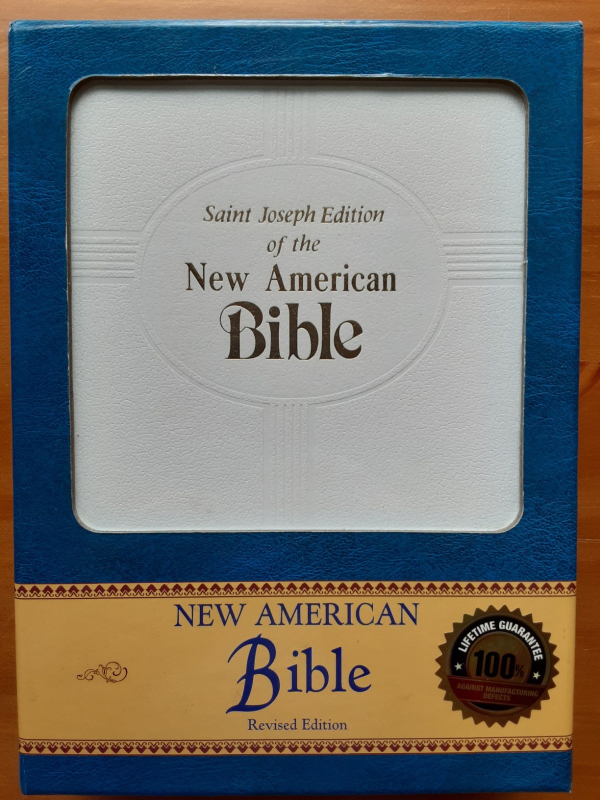 Saint Joseph Edition of the New American Bible Medium Size Edition 609-10R Red