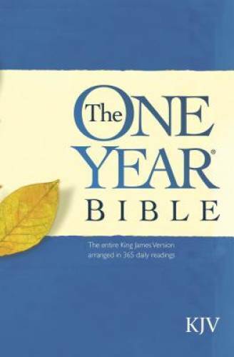The One Year Bible KJV – Paperback By Tyndale – VERY GOOD