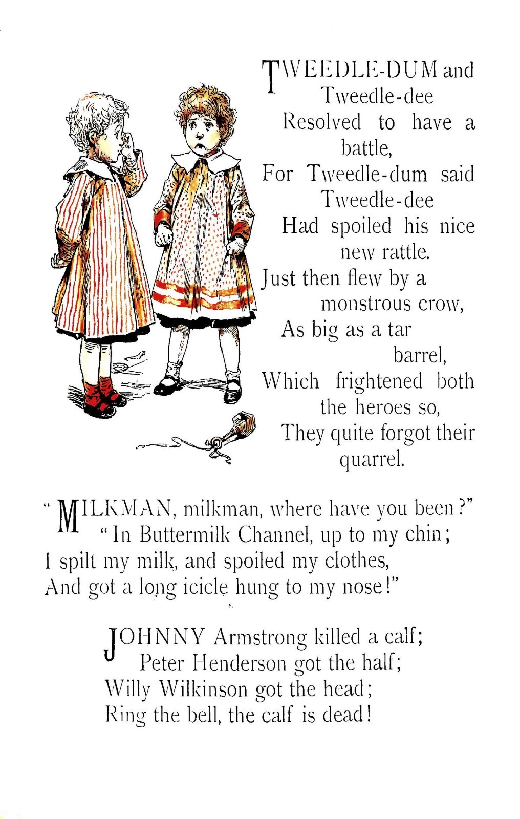 1899 Gems From Mother Goose 61 Pages