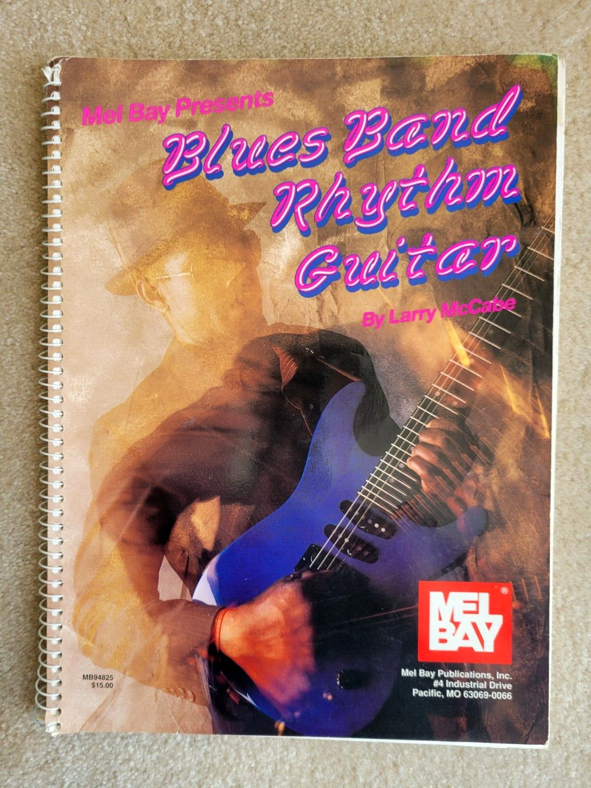 BLUES BAND RHYTHM GUITAR By Larry Mccabe – Spiral Bound 1993