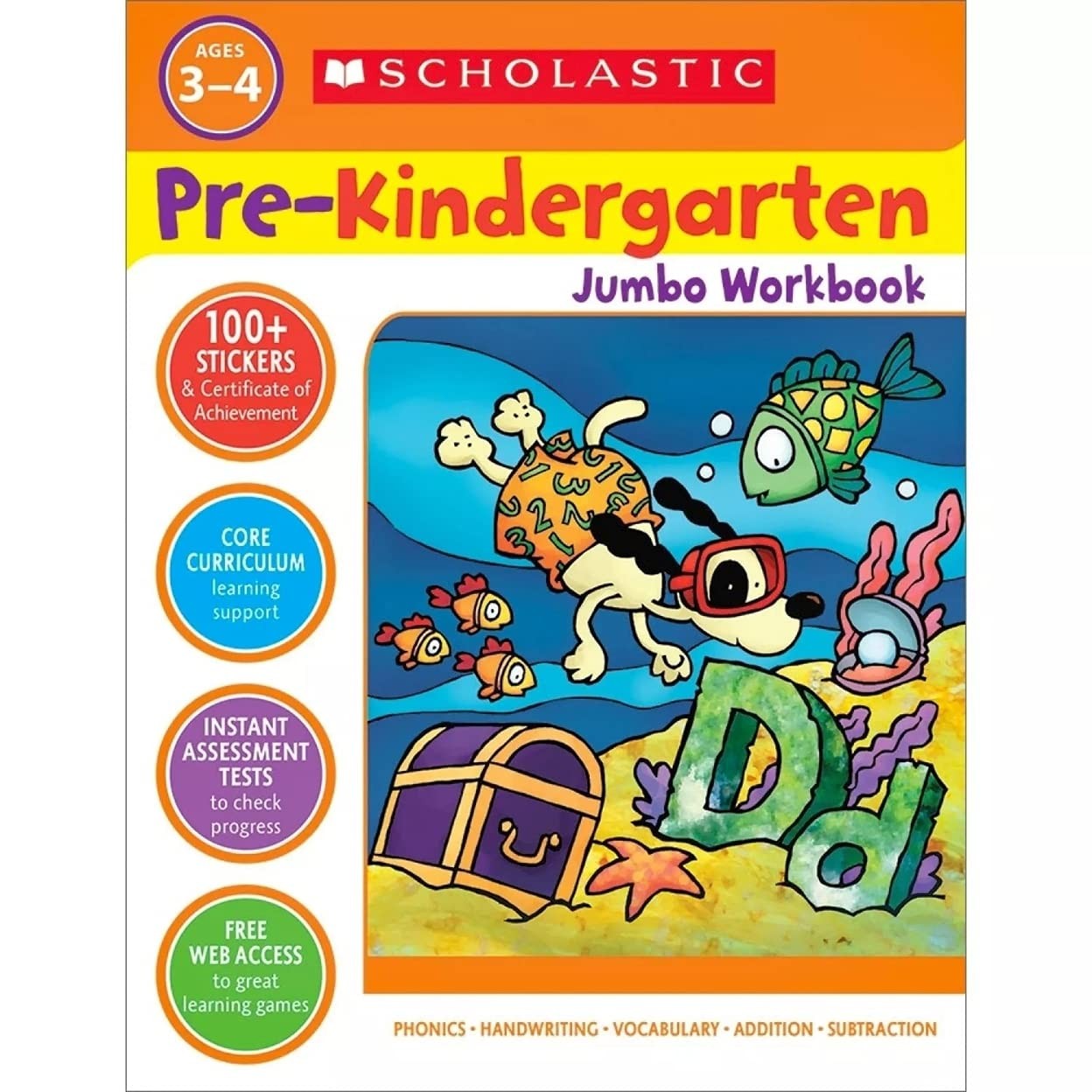 Scholastic Pre-Kindergarten Jumbo Workbook – Scholastic Inc. – Acceptable – …