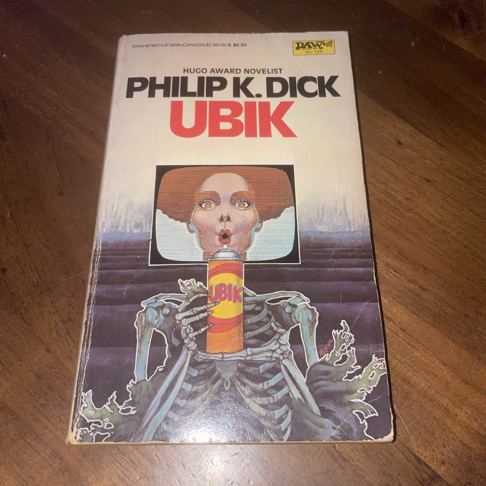 UBIK By Philip K. Dick – DAW No. 546, Mass Mkt.,