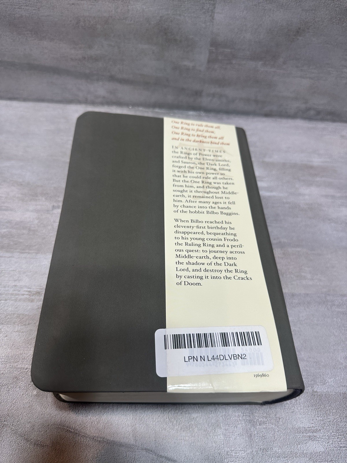 The Lord Of The Rings JRR Tolkien 50th Anniversary Deluxe Edition Faux Leather