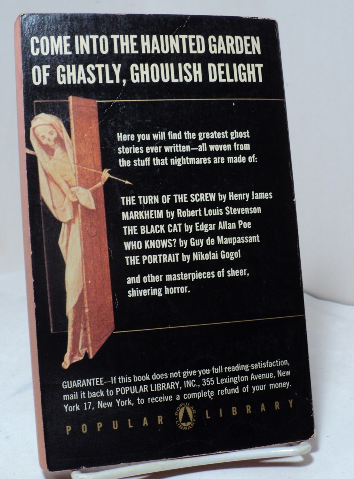 Treasury of Great Ghost Stories edited by Ira Peck – Popular Library SP397 -1965