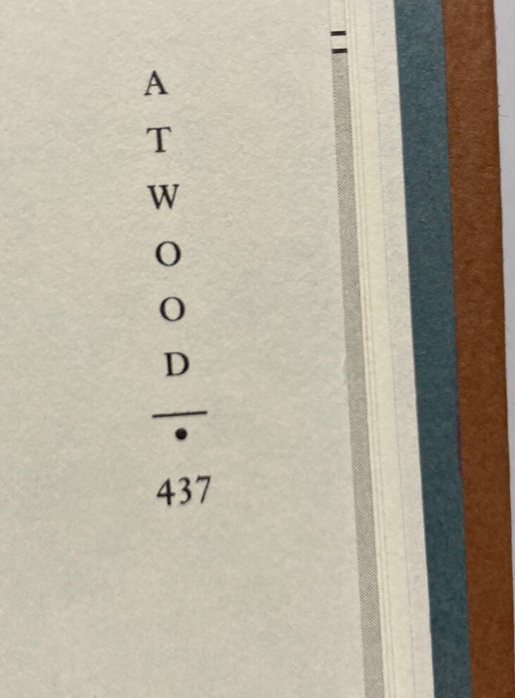 “Cat’s Eye” MARGARET ATWOOD 1st edition 1st print 1989 HARDCOVER Doubleday DJ