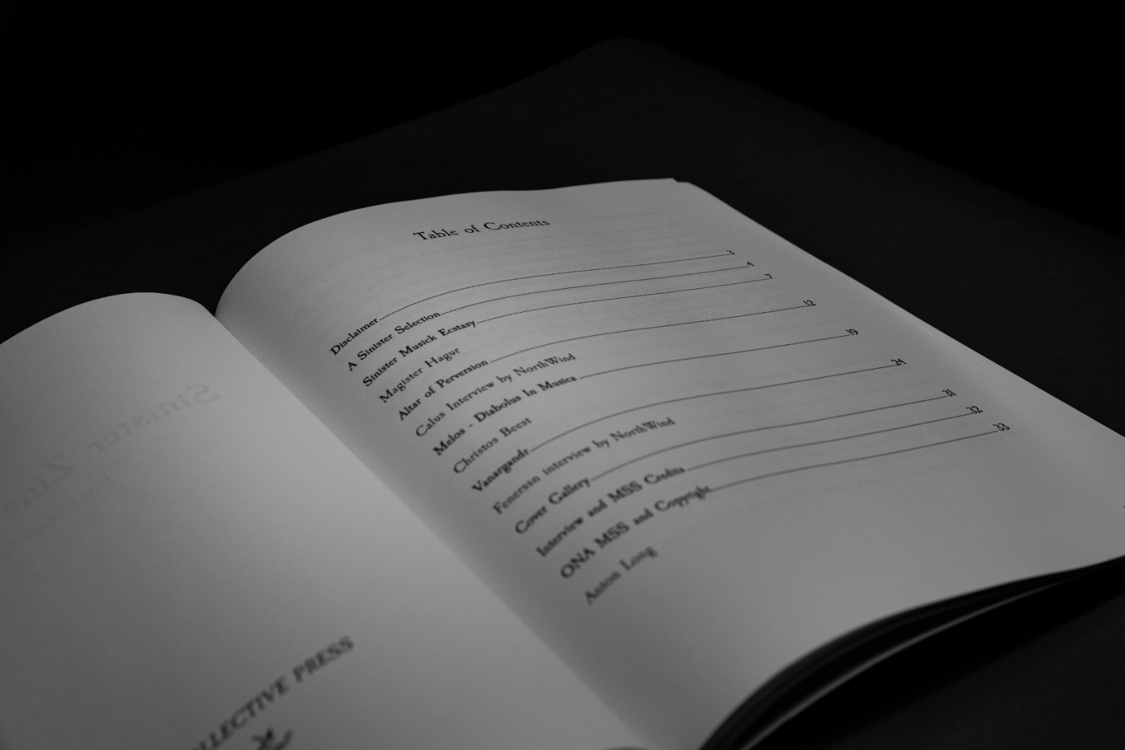 Sinister Zine Anthology Vol 1.0 & 1.1 Order Of Nine Angles Satanism o9a alchemy