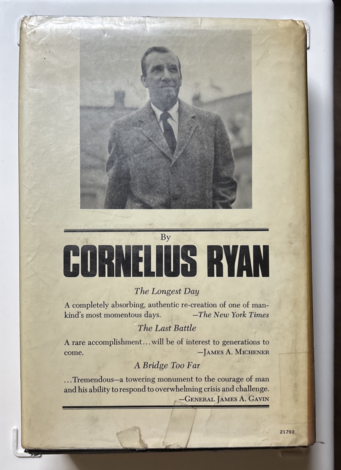 A BRIDGE TOO FAR by Cornelius Ryan 1974 FIRST EDITION hardcover HCDJ