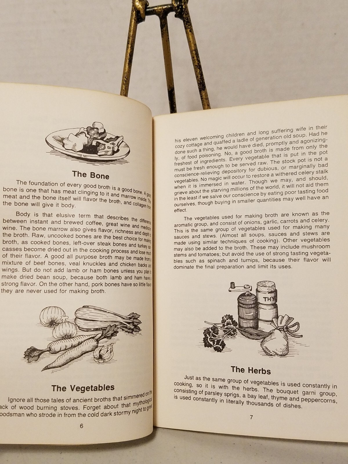 Soups by Irena Chalmers, Drawings by Bob Penny Vtg Cookbook Potpourri Press 1975