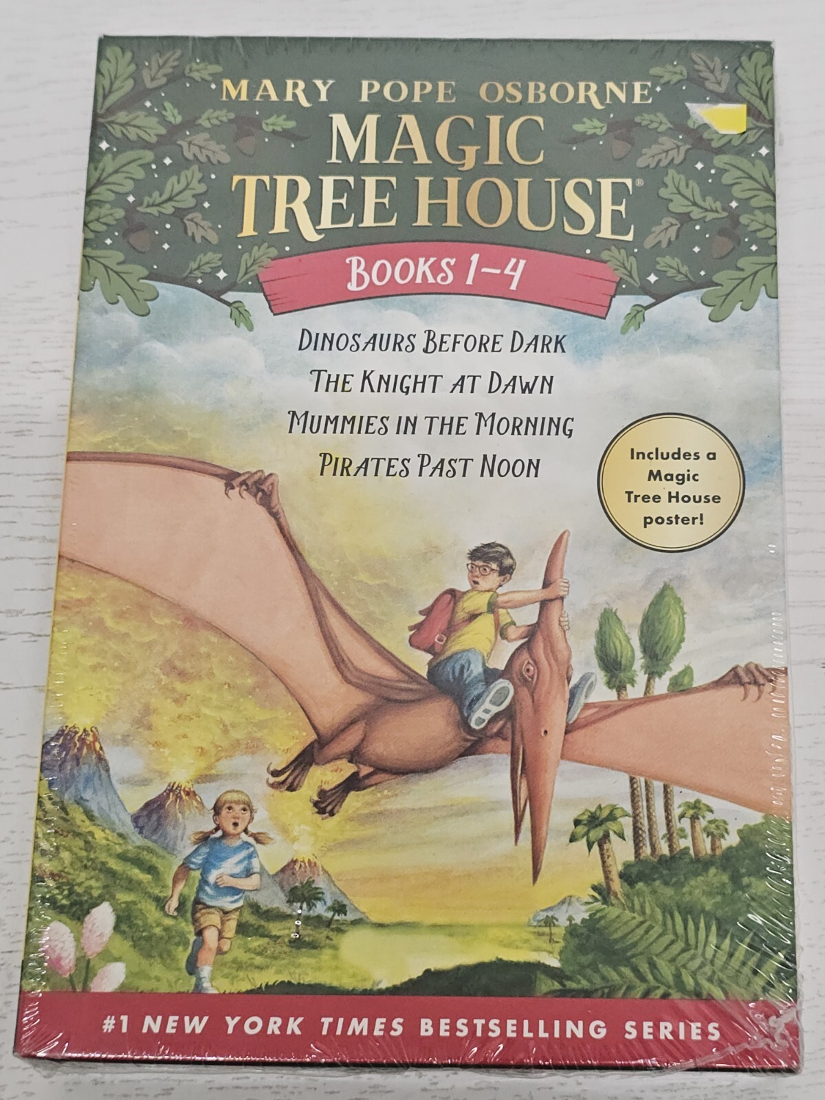 ✨️ Magic Tree House Boxed Set, Books 1-4: Dinosaurs Before Dark, The Knight